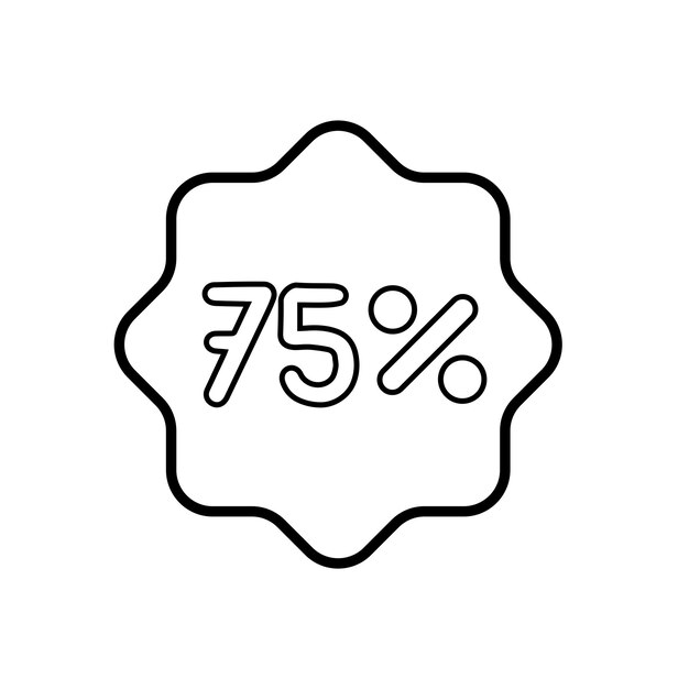 75 Percent Icon