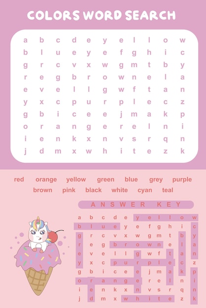 Vector 75 word search