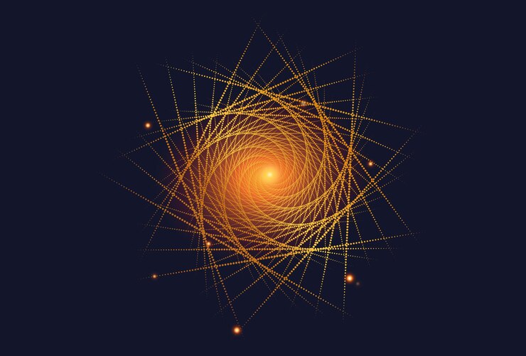 Vector 7521 radiant twist concept illustration