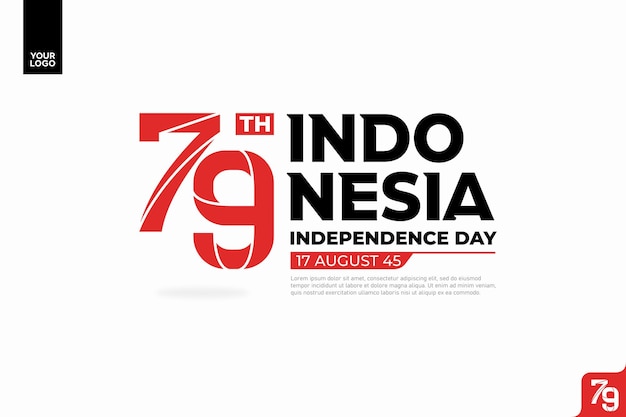 79th Indonesia Independence Day Logotype