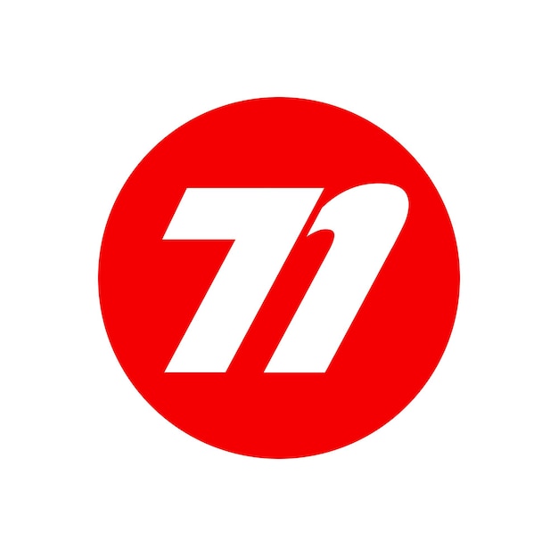 7n 会社名の頭文字アイコン 7n ベクトルのアイコン