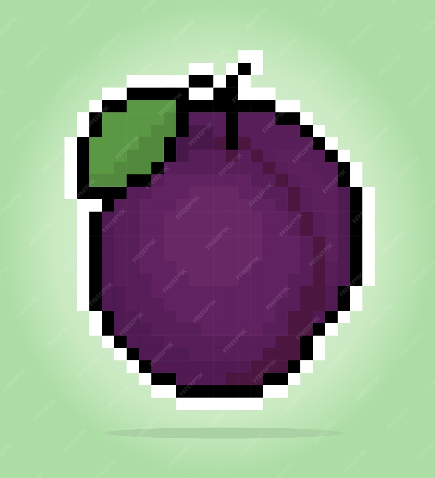 Leopard fruit pixel art