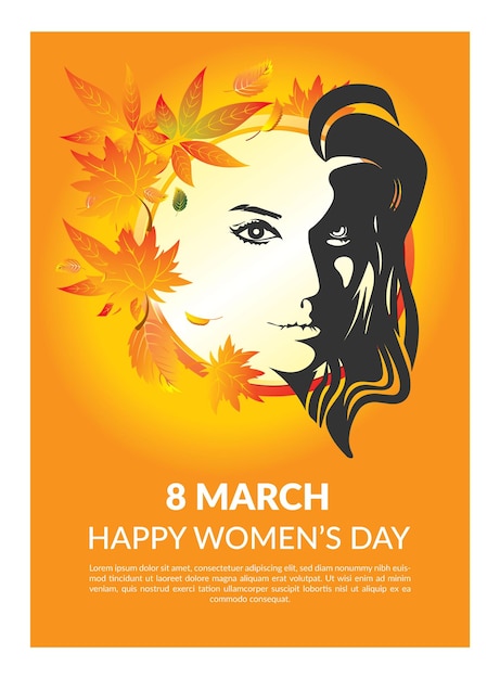 Vector 8 march happy women's day free vector vol6