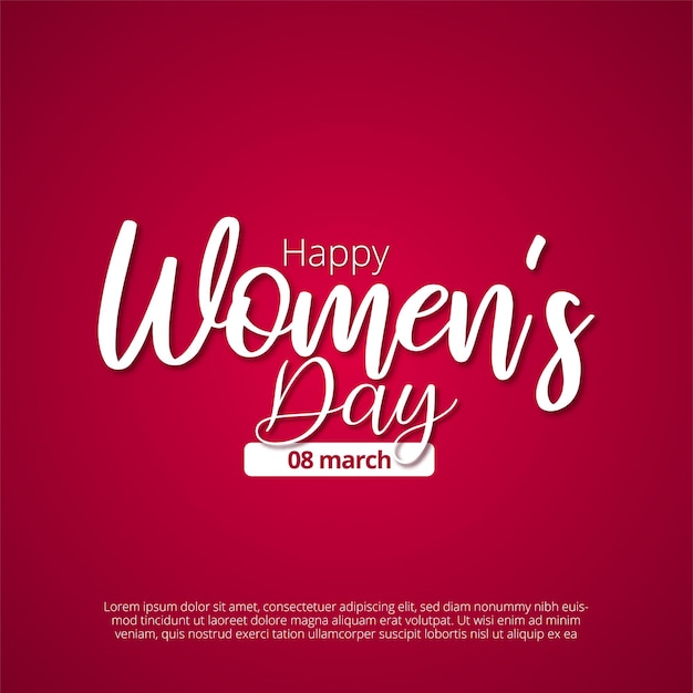 8 march happy women's day