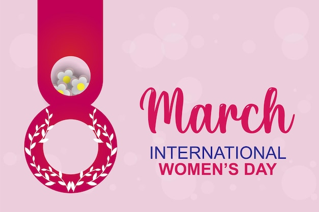 8 MARCH INTERNATIONAL WOMEN'S DAY POSTCARD