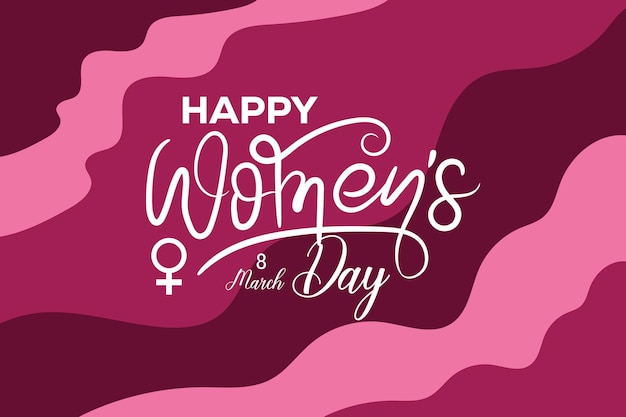 8 March womens Day holiday banner design greeting card and Happy Womens Day celebration banner