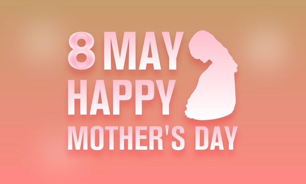 8 May Mother's day celebration banner suitable for social media posts