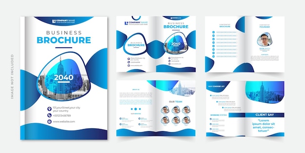 8 Page Brochure Design Template