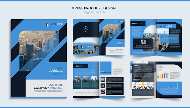 Design brochure 8 pagine