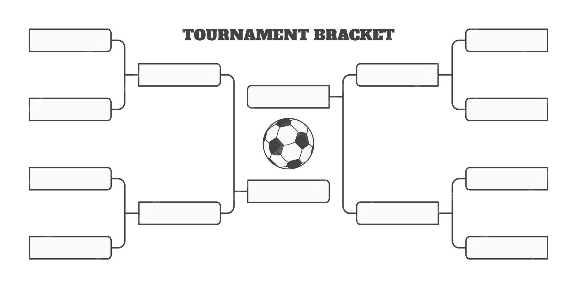 Tournament Bracket Stencil