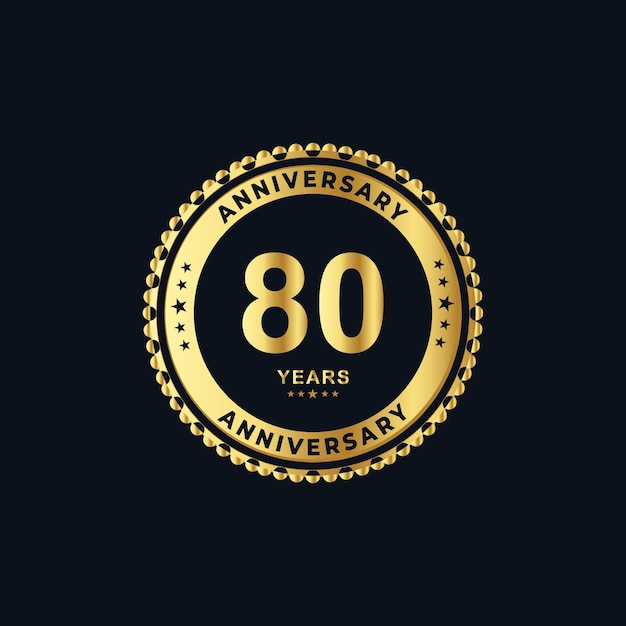 80 anniversary symbol