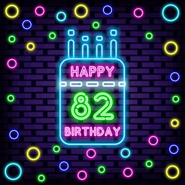 Birthday Cake Candles Number 82 Isolated Stock Photo - Download Image Now -  80-89 Years, Anniversary, Birthday - iStock