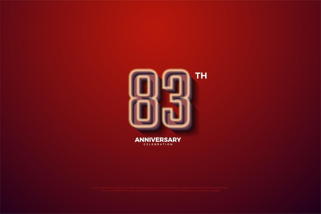 83rd anniversary with a very simple concept.