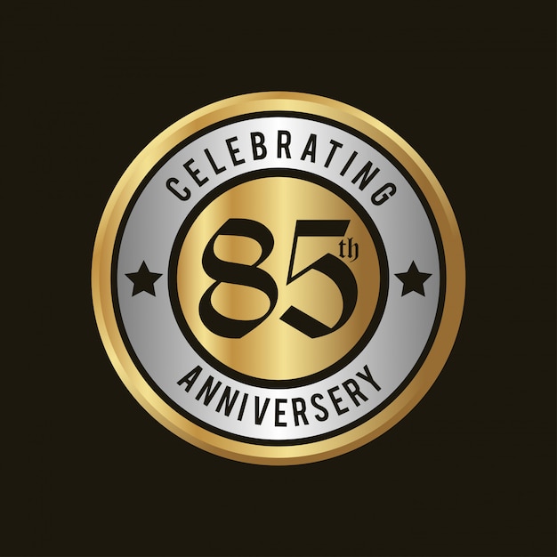 Distintivo dell'anniversario di 85 anni