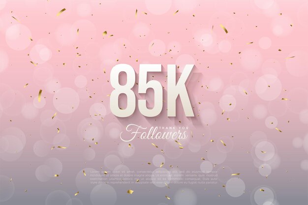 85k volgers met mooie achtergrond.