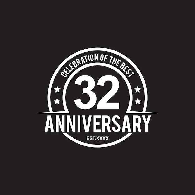 Vector 85th year anniversary celebration logo design