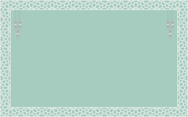 Vector 86 islamic greeting background vector invitation card illustration for eid al adha eid al fitr ramadhan kareem theme photo frame