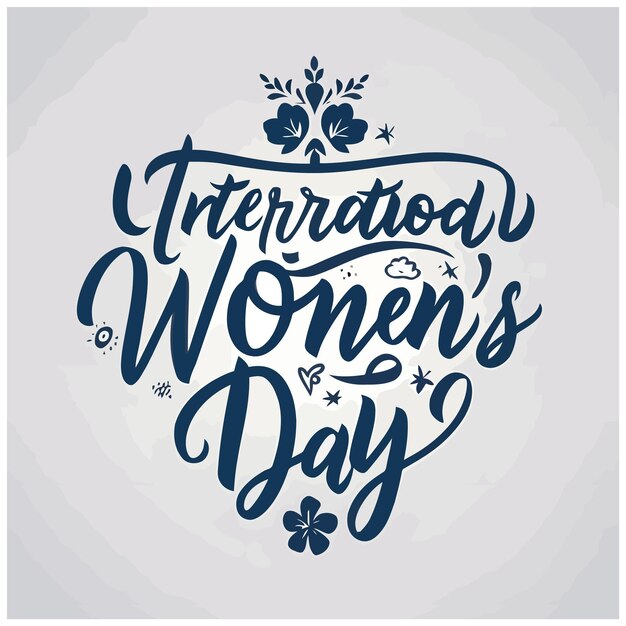 Vector 8th march international woman day t shirt and social media post design