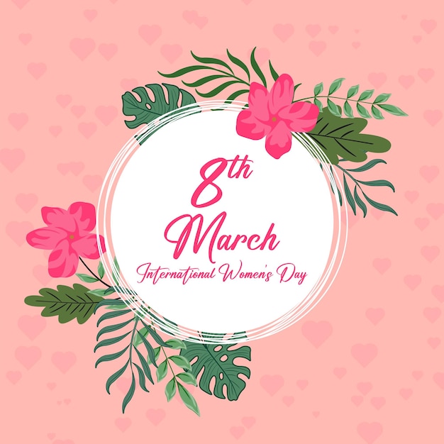 8th march international women's day background