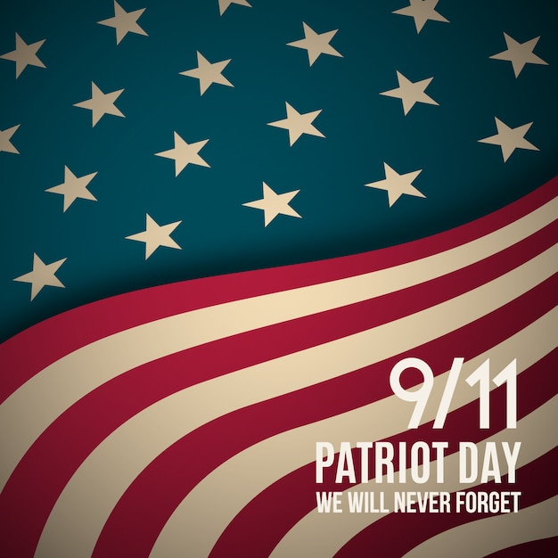 9/11 patriot day achtergrond.