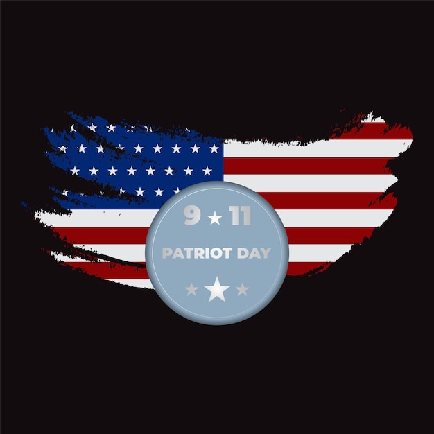 Vector 9.11 patriot day background