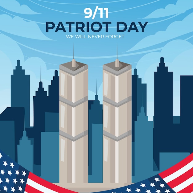 9 11 Patriot Day Concept