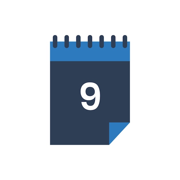 9 Calendar Icon 9 Date Icon for Appointment icon pictogram