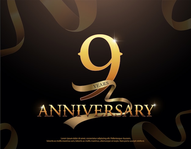 9 jaar jubileumfeest logo