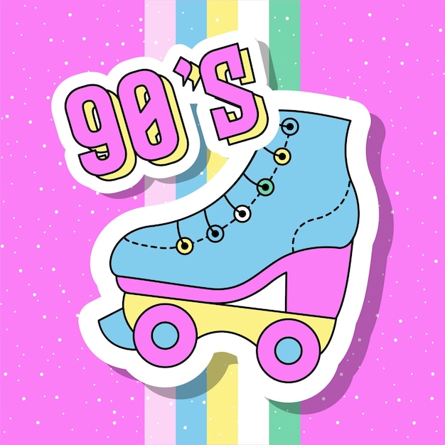 90's roller skate