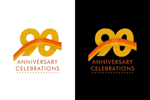 90 th anniversary logo celebration template