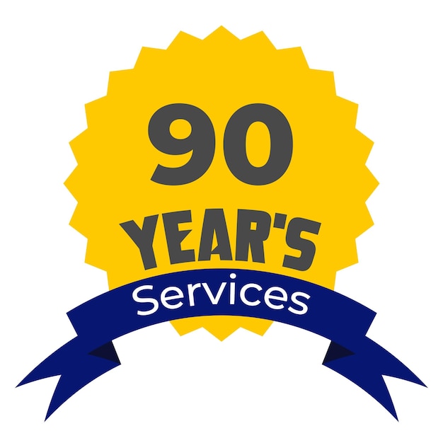 Vector 90 years of services