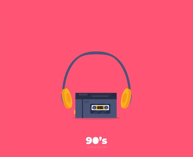 90s decade icon vector illustration design