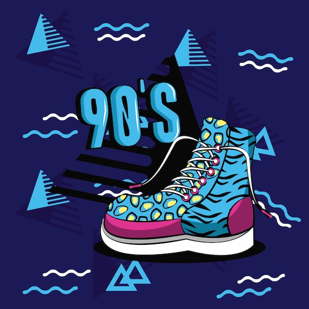 Vector 90s forever design