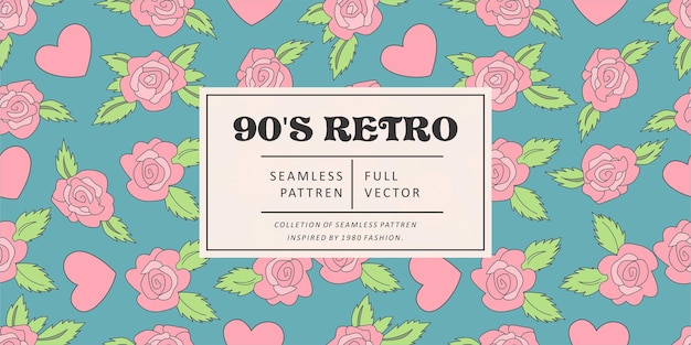 90S Retro pattern