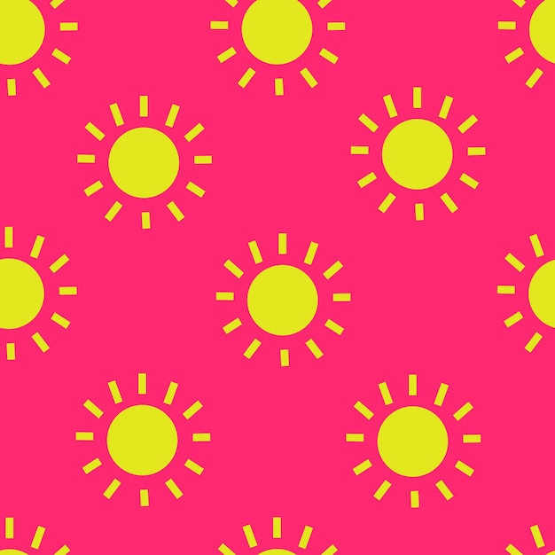 90s summer seamless pattern