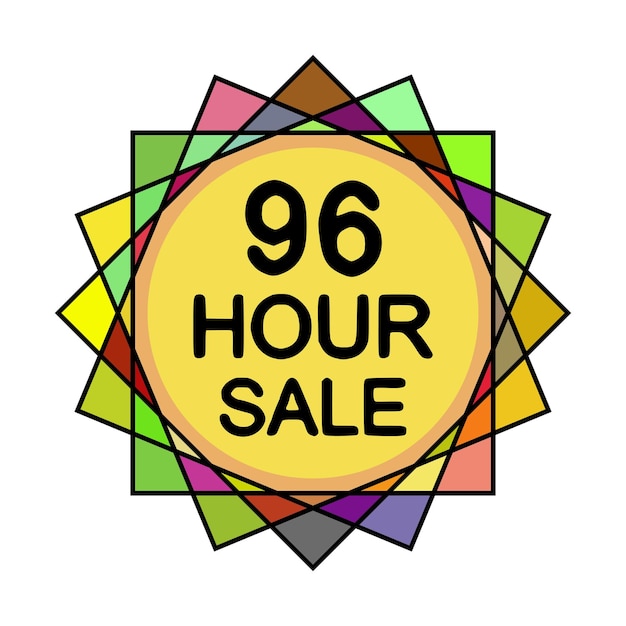 96 hour sale design element stickers