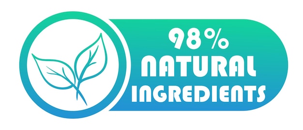 98 natural ingredients line icon Natural beauty beauty secret transform revitalized rejuvenated skincare authenticity pure Vector linear icon for business and advertising
