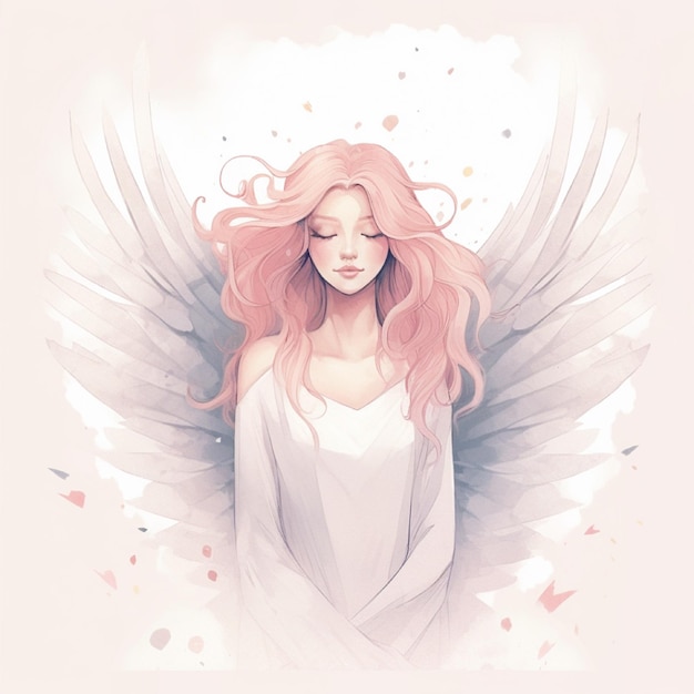 벡터 아름다운 천사