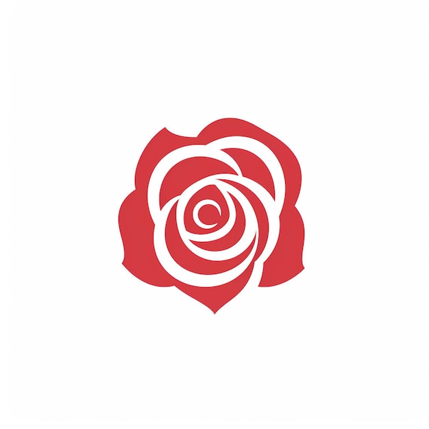 ベクトル 美しいバラのロゴ