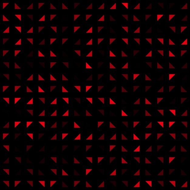 Вектор Черно-красный фон с узором из треугольников.