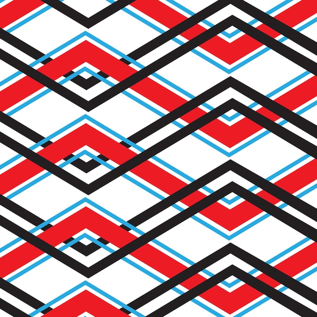 ベクトル a colorful pattern with squares and a black and red background