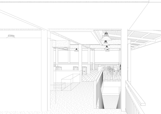 シンガポール大学の新しい建物の図面。