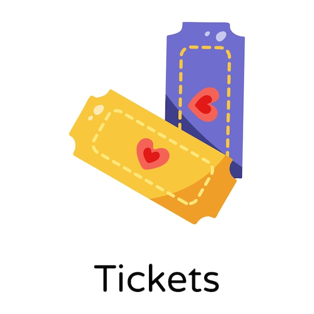 Удобная иконка с билетами