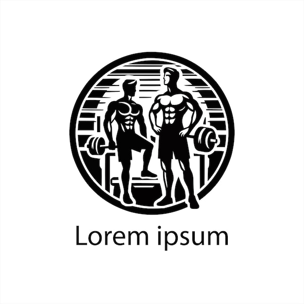 Дизайн логотипа джима для бренда