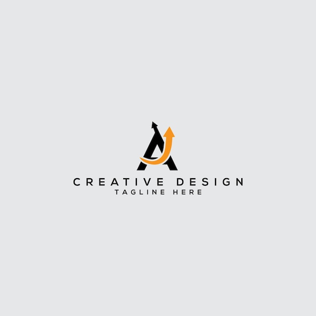 Логотип и шаблон дизайна финансового учета бизнеса