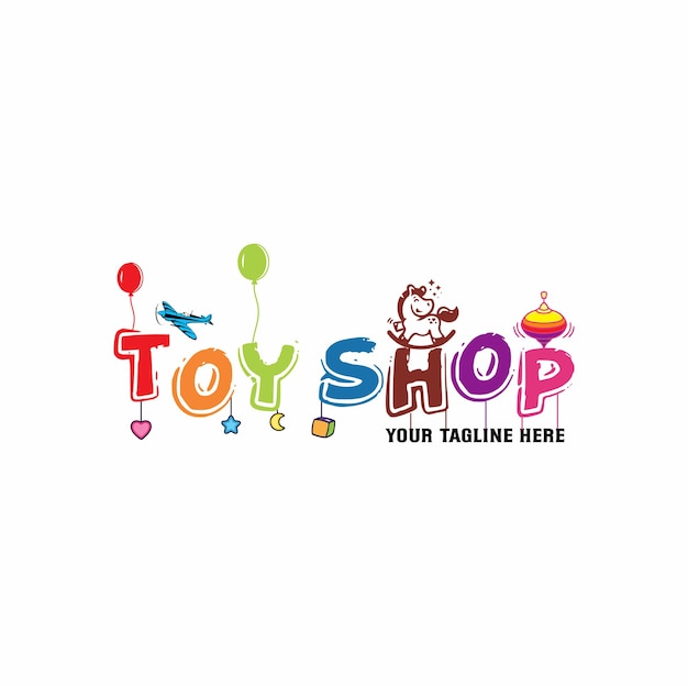 Вектор Логотип для магазина игрушек