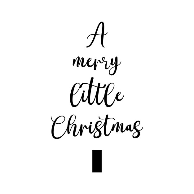 楽しい小さなクリスマス・ホリデー・カード クリスマス・ツリーの装飾 クリスマス・バナー・ベクトルイラスト