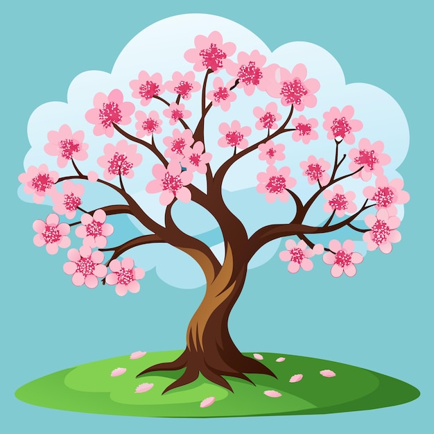 Картинка цветущей вишни