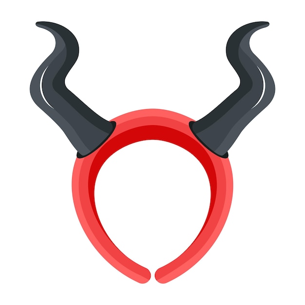 黒い角を持つ赤い雄牛の角が表示されます。