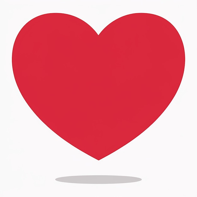 ベクトル a red heart with a white background that says  love